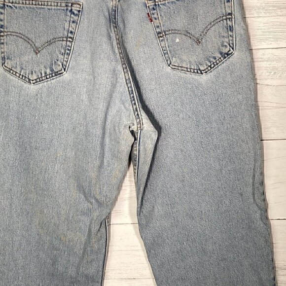 Vintage Levis 550 Relaxed Fit Tapered Leg Jeans - Picture 6 of 8